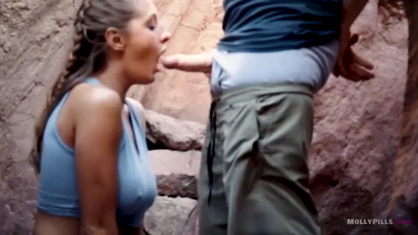 public - Molly Pills Creampie in Cave