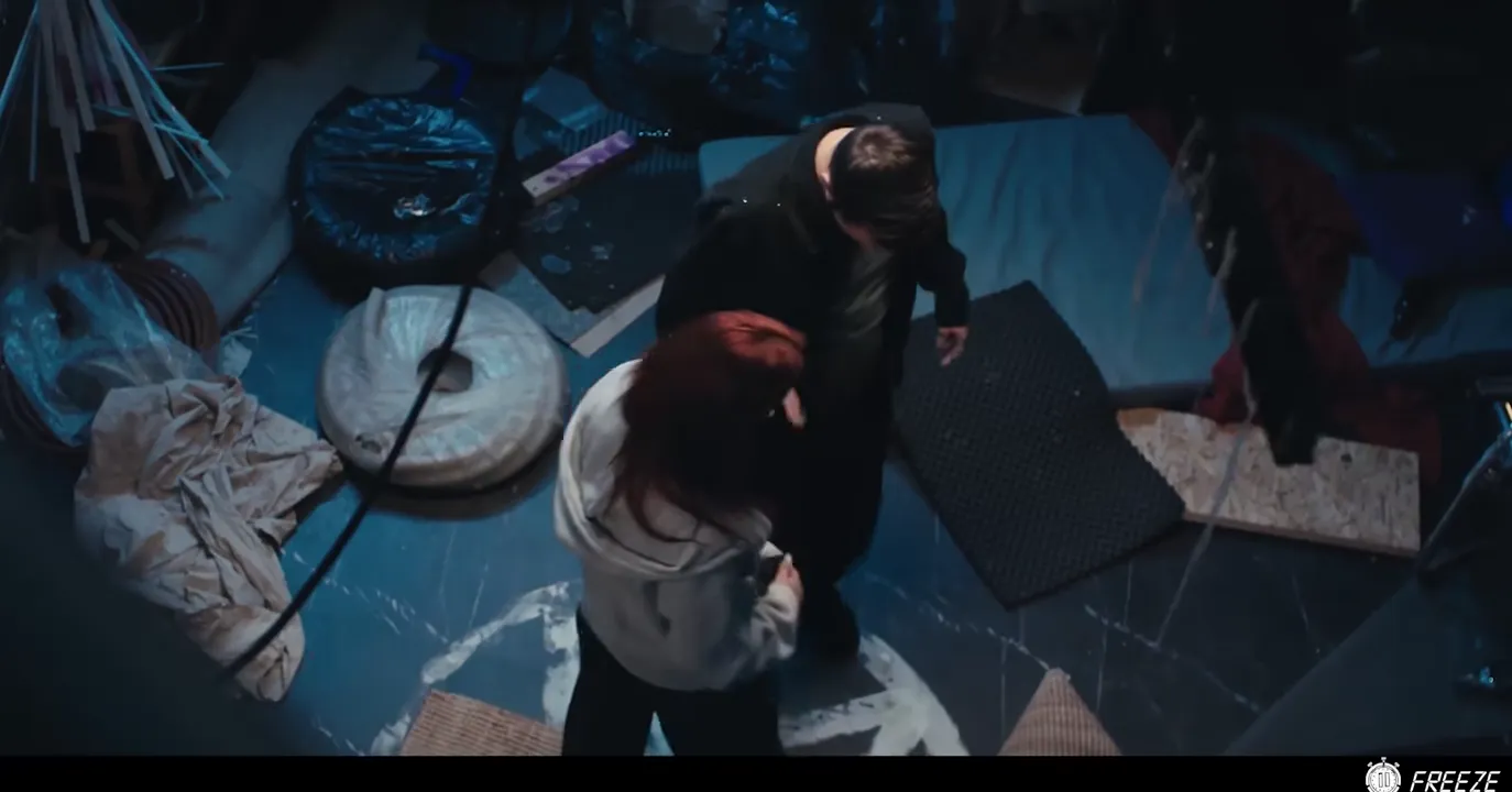 Redhead's Frozen Face Fuck Deepthroat in Ouija Prank