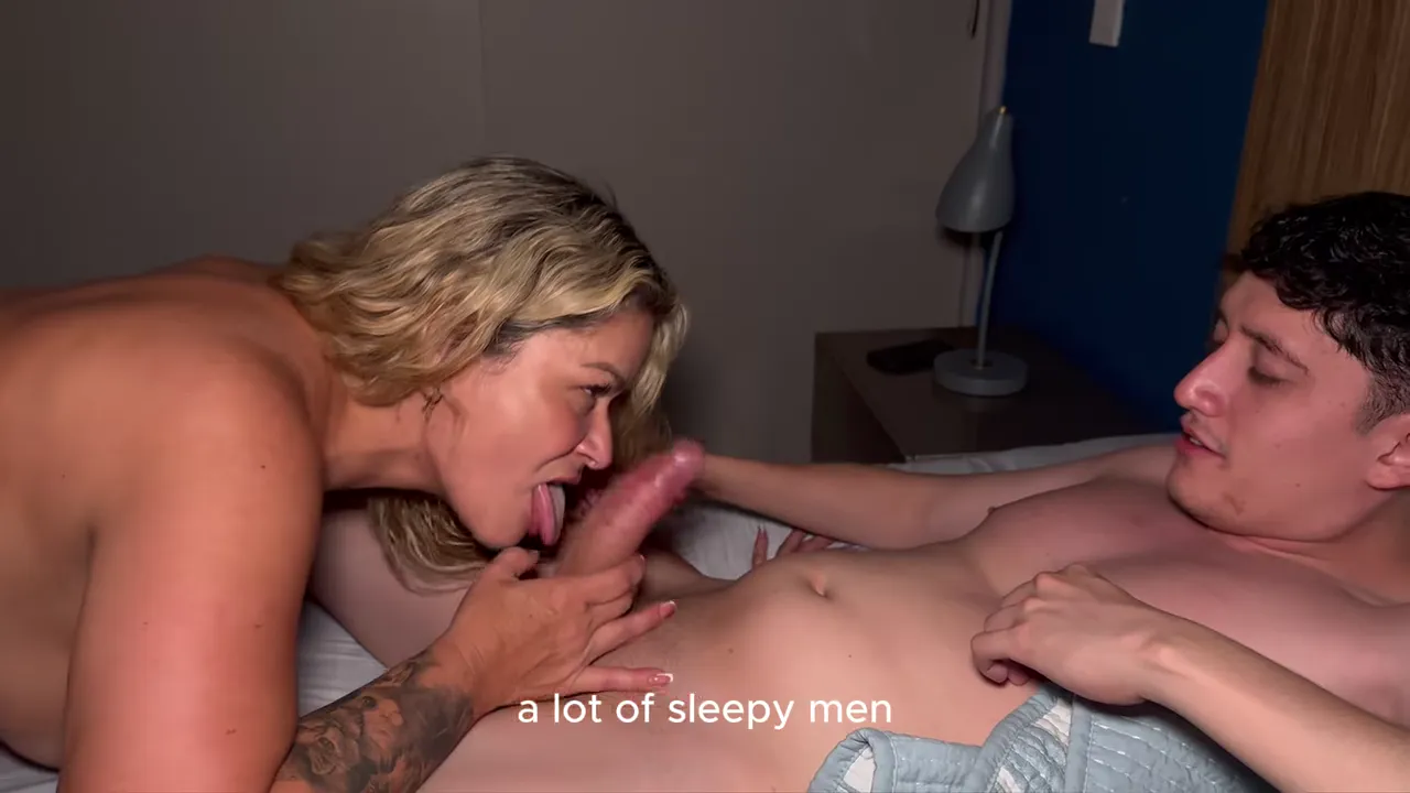 mom and step son alone - Stepmom fucks nerdy stepson while hubby's